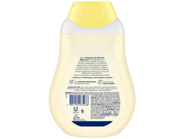 Shampoo Infantil Baby Dove - Hidratação Glicerinada 400ml - Image 7