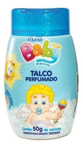 Talco Perfumado Muriel Baby 75g - Menino
