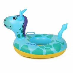 Unbranded Baby Swimming Ring Thickened Pvc Inflatable Animal Boat Ride Water Sports Products New