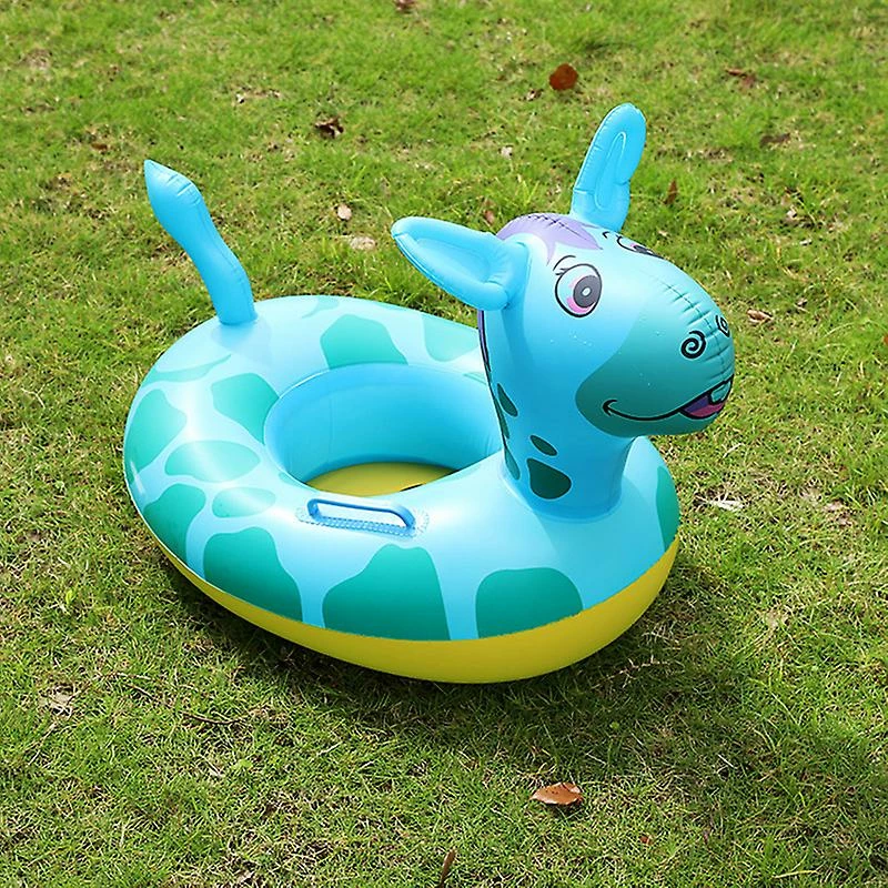 Unbranded Baby Swimming Ring Thickened Pvc Inflatable Animal Boat Ride Water Sports Products New - Image 3