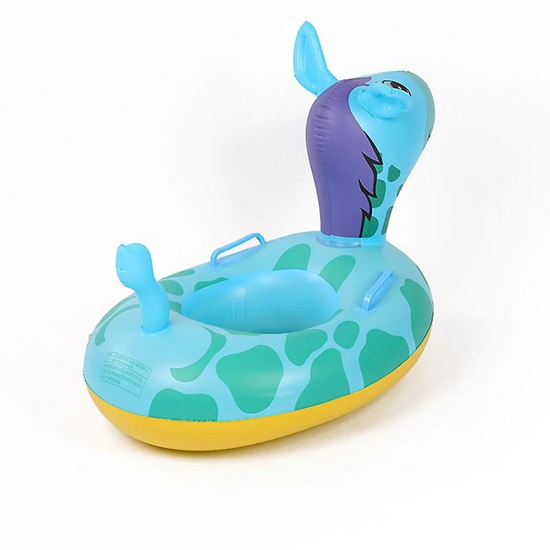 Unbranded Baby Swimming Ring Thickened Pvc Inflatable Animal Boat Ride Water Sports Products New - Image 2