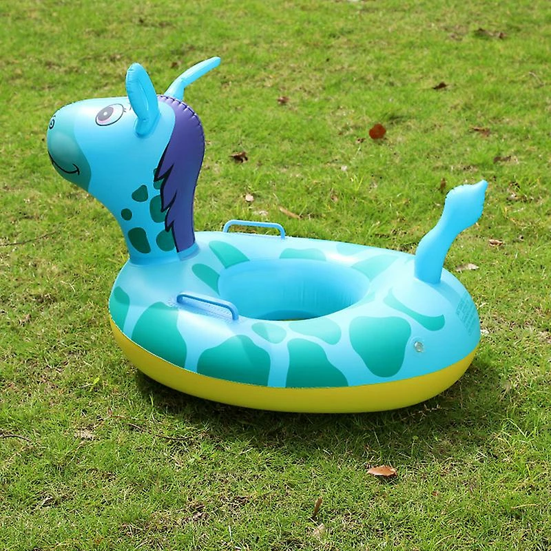 Unbranded Baby Swimming Ring Thickened Pvc Inflatable Animal Boat Ride Water Sports Products New - Image 5