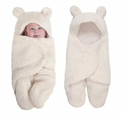 Unbranded Baby Sleep Bag For Newborn Soft Cotton-rich Fabric, White