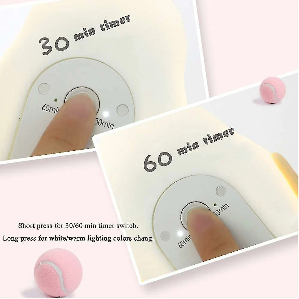 Unbranded Led Nursery Night Lights For Kids, Baby Girl Gifts, Silicone Puppy Baby Night Light With Touch Sensor - Portable And Rechargeable Lamps For Bedrooms - Image 5