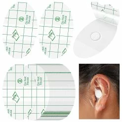 Unbranded 60pcs Ear Covers Para O Chuveiro, Baby Water Waterproof Ear Stickers Newborn Ear Protection For Swim Shower