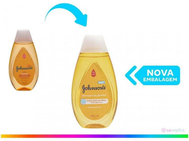 Johnson's Baby Shampoo Infantil Johnsons Baby Gold - 200ml - Image 2