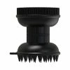 Unbranded Double-head Silicone Shampoo Brush With Shampoo Dispenser Shower Massage Brush For Baby Adults Pet New1pcs-black