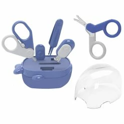 Unbranded 5-in-1 Baby Nail Care Kits With Cartoon Whale Case, Baby Manicure Pedicure Set For Newborn