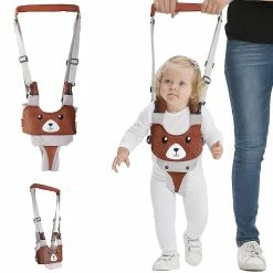 Unbranded Baby Walker Walking Aid, Adjustable Baby Walking Harness 4 In 1 Toddler Hand-held Standing And Walking Learning Aid Toddler Walking Harness With Two D