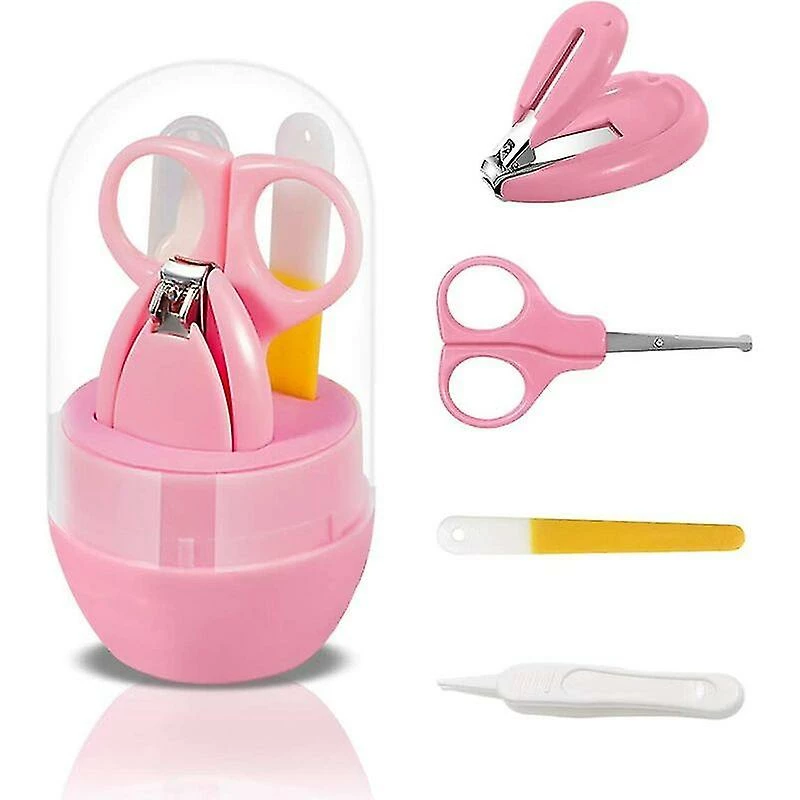 Unbranded Transparent Baby Nail Clipper Kit, 4 In 1 Baby Grooming Kit, With Nail Clippers Gift