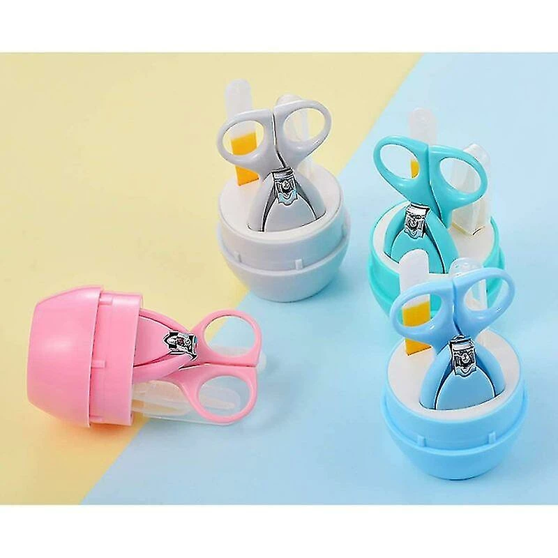 Unbranded Transparent Baby Nail Clipper Kit, 4 In 1 Baby Grooming Kit, With Nail Clippers Gift - Image 2