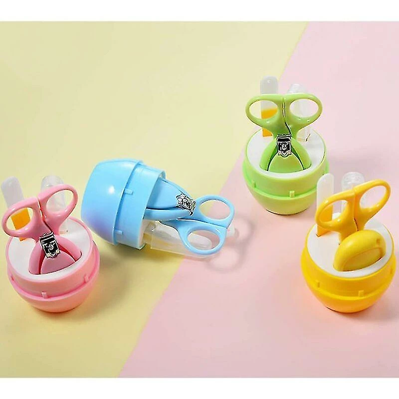 Unbranded Transparent Baby Nail Clipper Kit, 4 In 1 Baby Grooming Kit, With Nail Clippers Gift - Image 3
