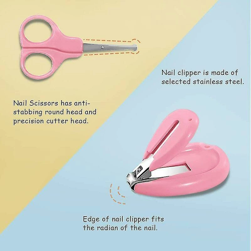 Unbranded Transparent Baby Nail Clipper Kit, 4 In 1 Baby Grooming Kit, With Nail Clippers Gift - Image 4