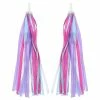 Unbranded 1 Pair Kids Bicycle Tassel Ribbon,children Scooter Handlebar Streamers Bicycle Grips Ribbon Baby Carrier Accessories Easy Attach To Handlebars