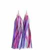 Unbranded Kid's Rainbow Bike Streamers For Girls Boys, Baby's Colorful Bicycle Grips Tassel Ribbons, Carrier Accessories Easy Attach To Scooter's/tricycle's/bi