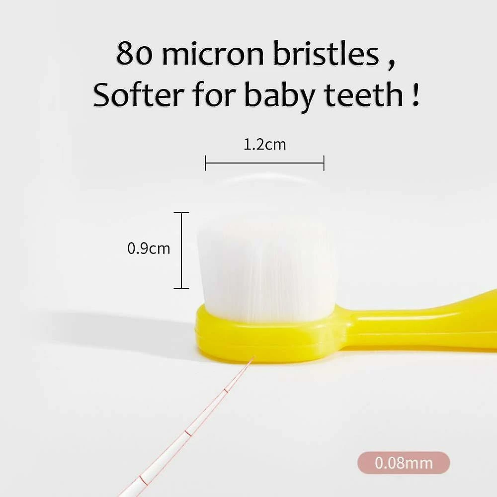 Unbranded Baby Toothbrush Toddler Toothbrush Compatible With Age 1-3 Years Old, Extra Soft Toothbrush With 10000 Soft Floss Bristle Compatible With Baby Gum C - Image 3