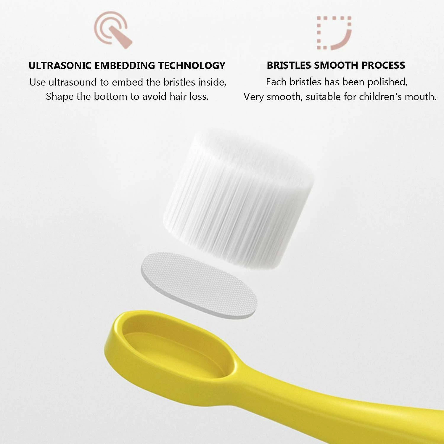 Unbranded Baby Toothbrush Toddler Toothbrush Compatible With Age 1-3 Years Old, Extra Soft Toothbrush With 10000 Soft Floss Bristle Compatible With Baby Gum C - Image 4