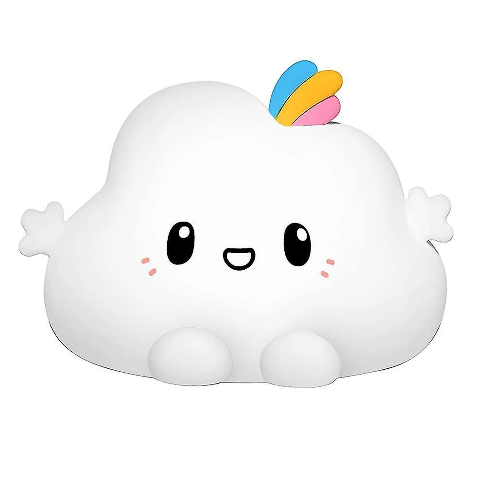 Unbranded Kids Night Lights For Kids Room, Cute Baby Night Light, Toddler Night Lights, Rechargeable Night Light For Girls, Silicone Cloud Night Light, Squishy