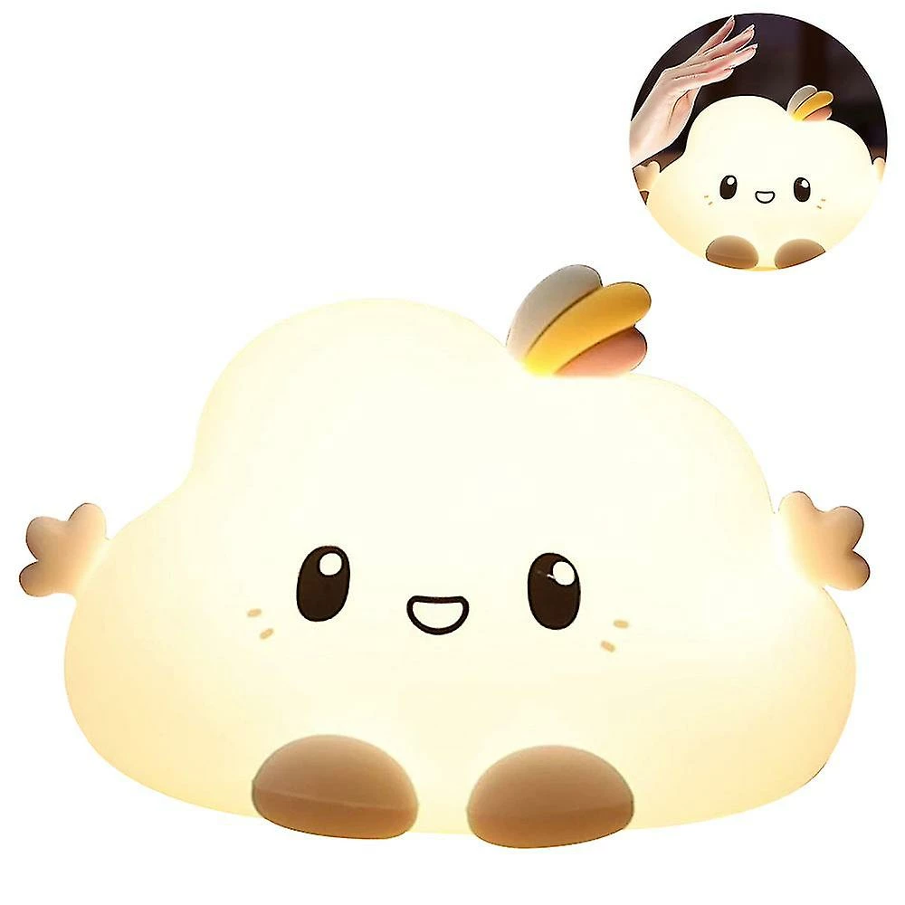 Unbranded Kids Night Lights For Kids Room, Cute Baby Night Light, Toddler Night Lights, Rechargeable Night Light For Girls, Silicone Cloud Night Light, Squishy - Image 2