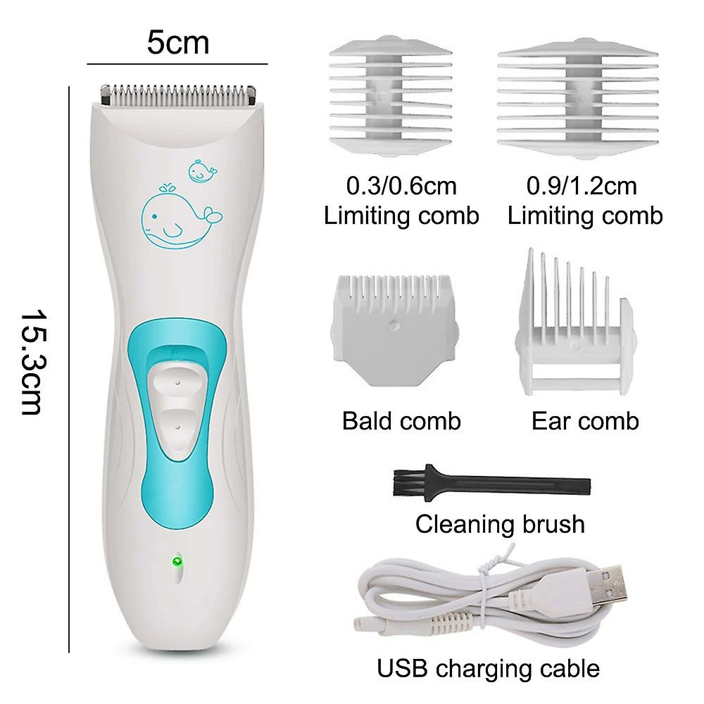 Scout Baby Hair Clippers - Quiet Kids Hair Trimmer, Cordless & Waterproof Chargeable, Haircut Kit For Kids - Image 2