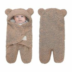Dxn Baby Swaddle Blanket Boys Girls Cute Cotton Plush Receiving Blanket Newborn Sleeping Wraps Plush Sleeping Bag