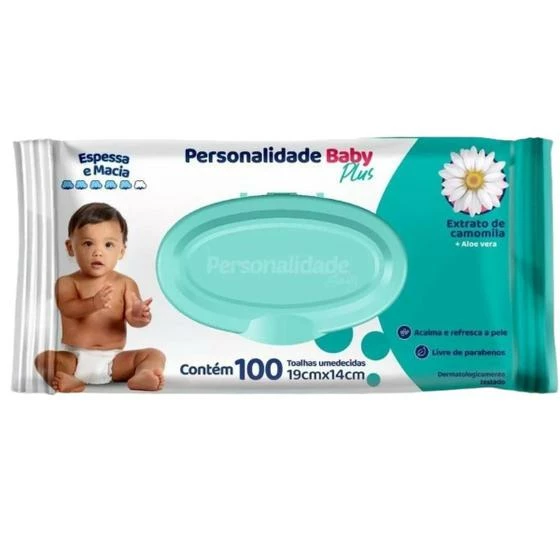 Kit Com 500 Toalhas Umedecidas Personalidade Baby Plus - EUROFRAL - Image 2