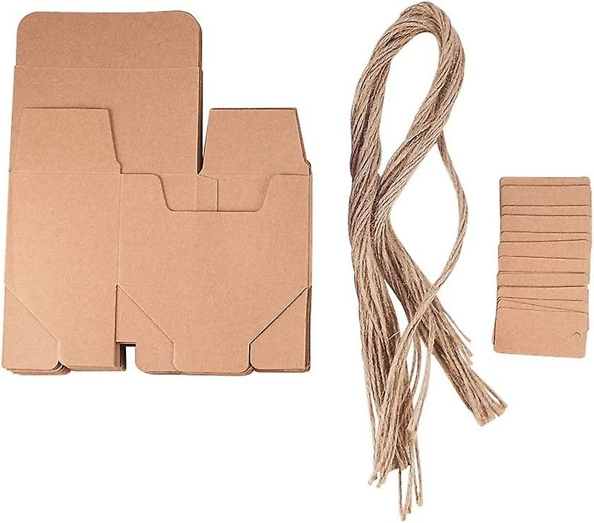 Camping Cookware 30 Pacote Kraft Gift Boxes Gift Wrapping Paper Boxes For WeddingCor, Baby - Image 2