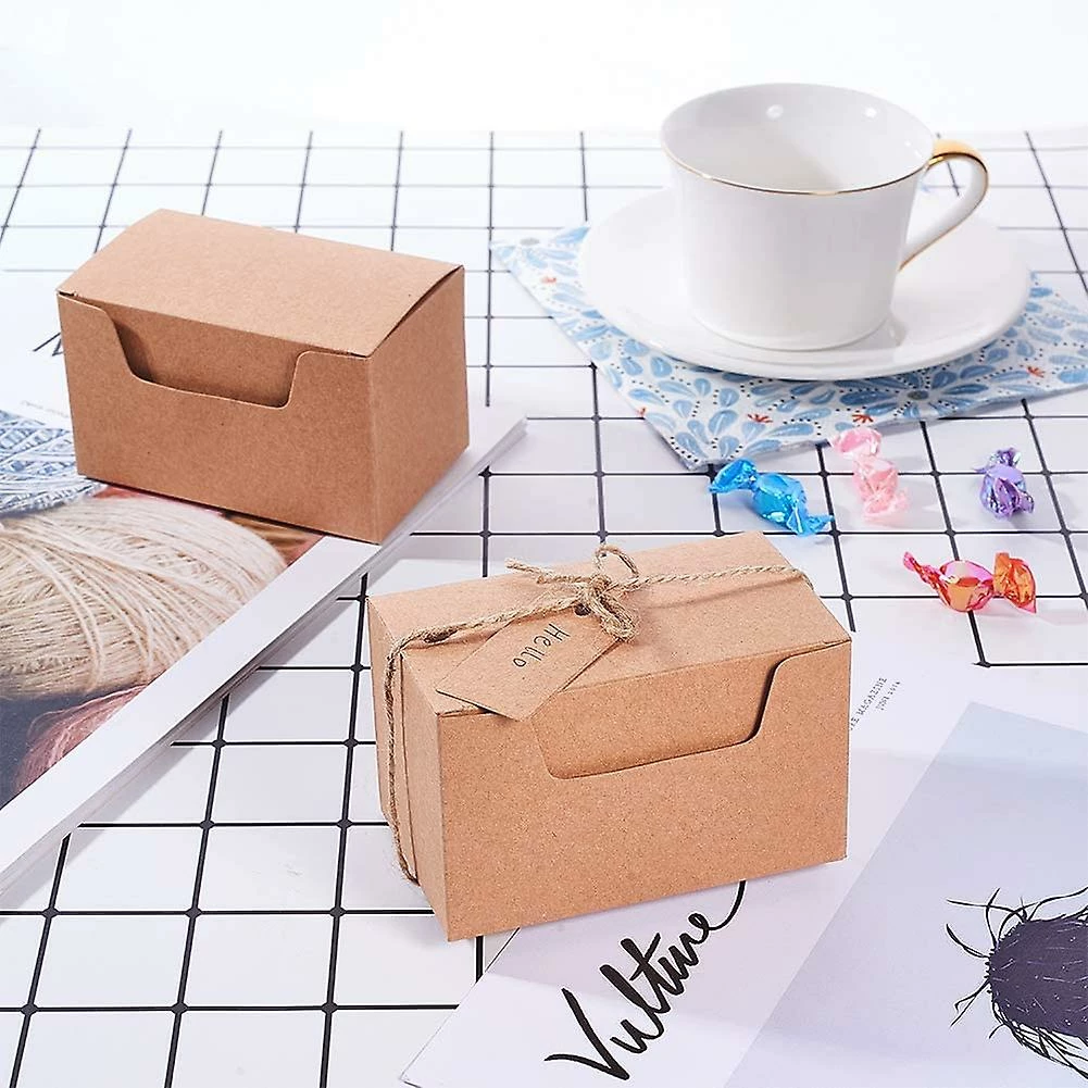 Camping Cookware 30 Pacote Kraft Gift Boxes Gift Wrapping Paper Boxes For WeddingCor, Baby - Image 5