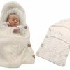 Vrxin Newborn Baby Wrap Blanket, Multifunctional Winter Warm Baby Blankets