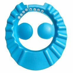 Unbranded (3pcs)baby Shower Shampoo Cap Ear Protection Safe Cap Adjustable Visor Hat Protect Eye Water-proof Hair Wash Shield For Infant Bath