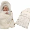 Unbranded Warm Blanket Newborn Sleeping Bag, Baby With Hood Swaddle Blanket Wrap