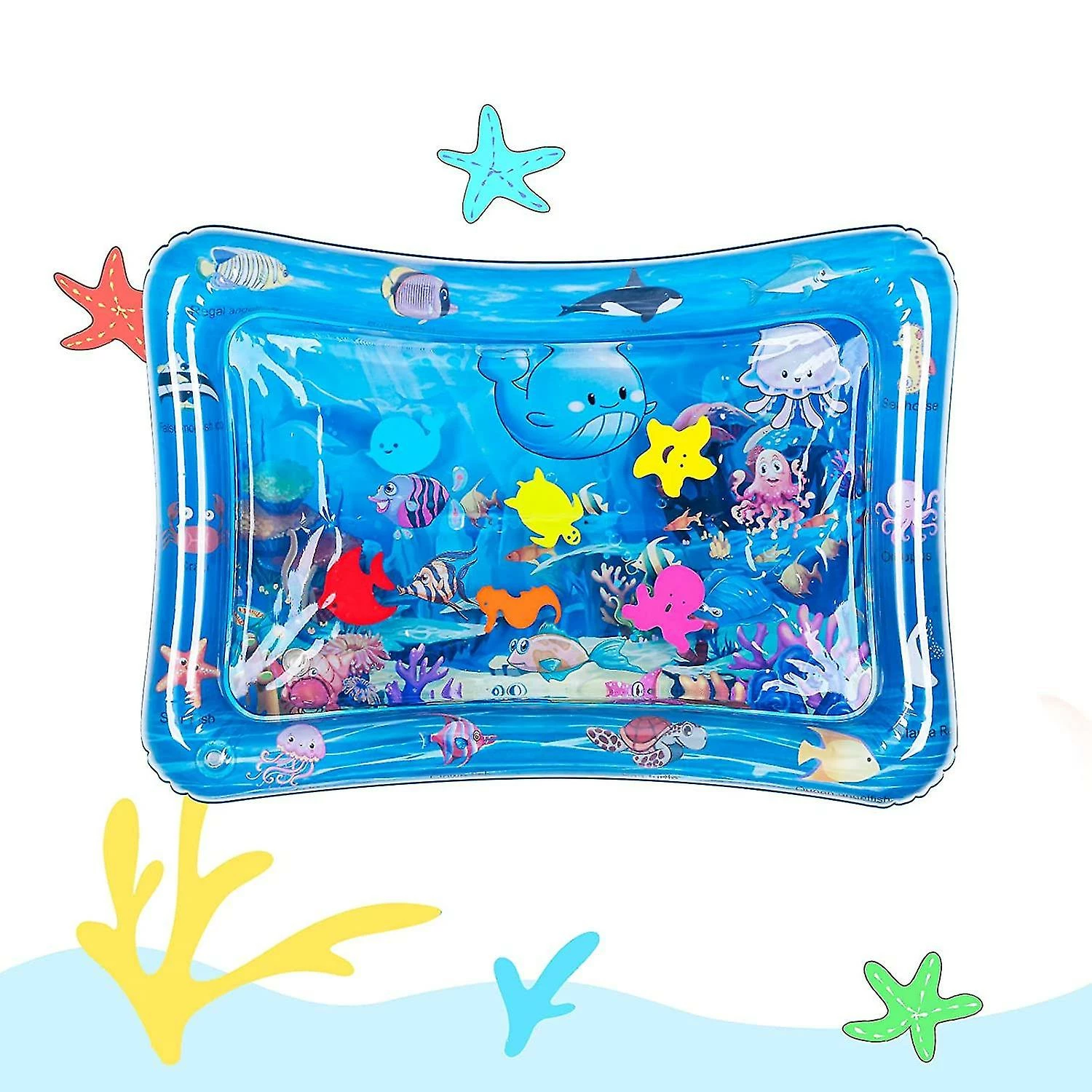 Syxlcygjf Baby Water Mat Inflável Bebê Play Mat Centro De Atividades Para Bebês Brinquedos De Bebê De 0 A 24 Meses, Presentes Para Meninos Recém-nascidos