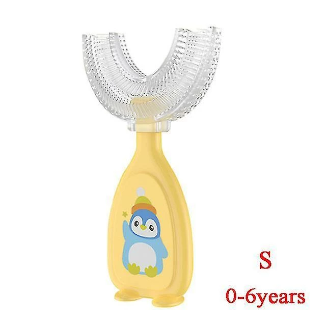 Unbranded 0-6years 360 Degree U-shaped Children Toothbrush Teethers Soft Silicone Baby Brush Kids Teeth Oral C