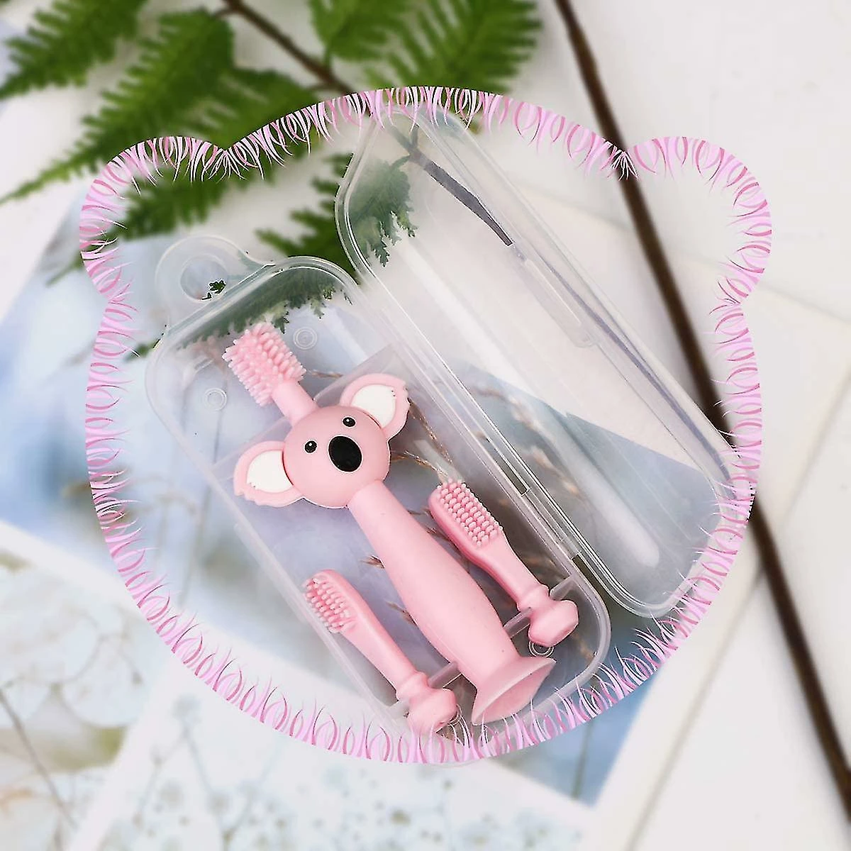 Unbranded Baby Toothbrush, Soft Silicone Baby Toothbrush, Fda Approved Bpa Free, Babi Dental Learning Toothbrush,cg - Image 3