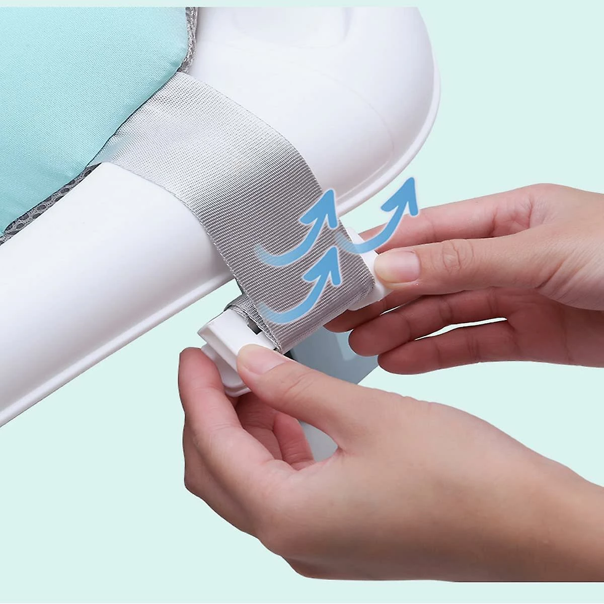 Sundxd Universal Newborn Baby Bath Pad, Floating Soft Baby Bath Pillow Adjustable Non-slip Bath Seat Pad Bath Cushion For Bathtub For 0-18 Months Newborn Bab - Image 3