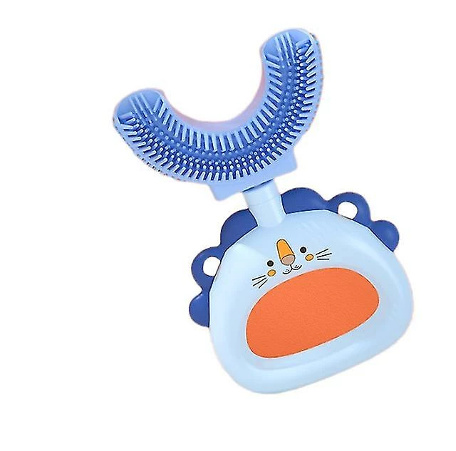 Unbranded Manual Baby U-shaped Toothbrush 360 Limpeza Oral Massagem Soft Brush Head Food Grade Silicone Toothbrush Raoliang - Image 3