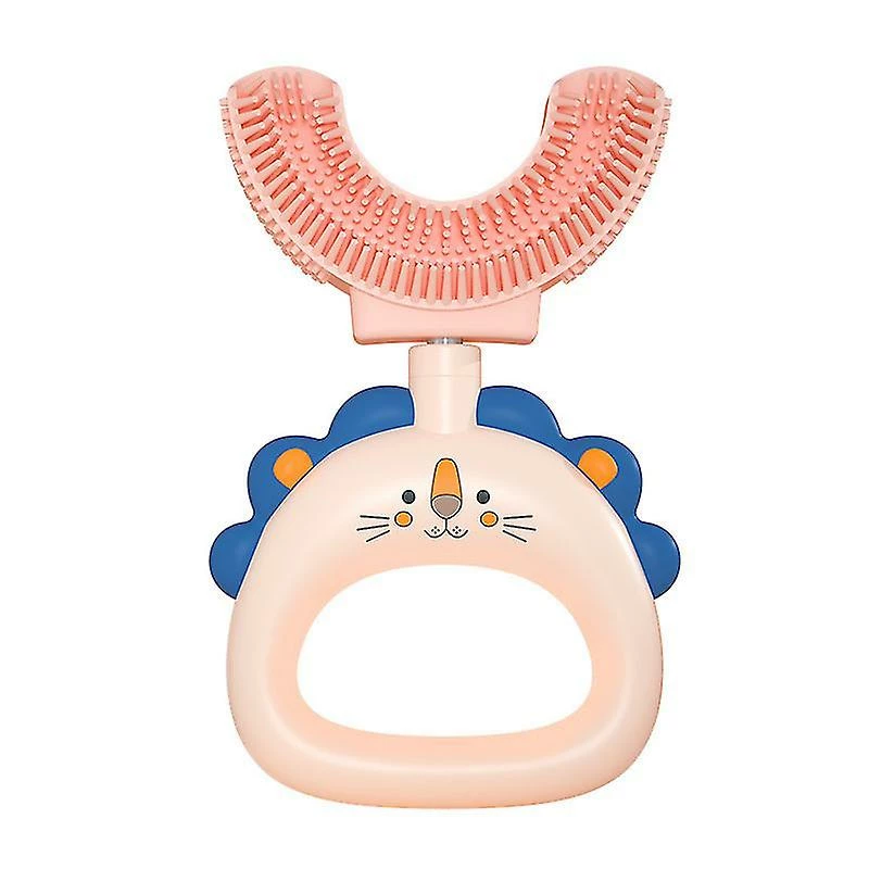 Unbranded Manual Baby U-shaped Toothbrush 360 Limpeza Oral Massagem Soft Brush Head Food Grade Silicone Toothbrush Raoliang - Image 5