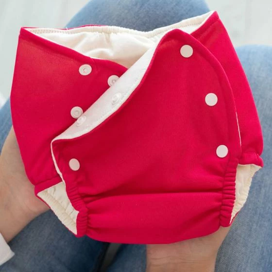 Fralda Ecológica De Piscina Reutilizável Bebê Com Absorvente Malha Gel P Ao G Pink - Mais Que Baby