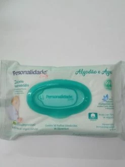 Kit C/ 2 Toalhinhas Umedecidas Algodão E 99% Água Personalidade Baby Barato - Eurofral