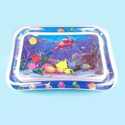 Nw 1776 Baby Water Mat With Sea Animal Printing Water Cushion Infant Toy For Infant Baby