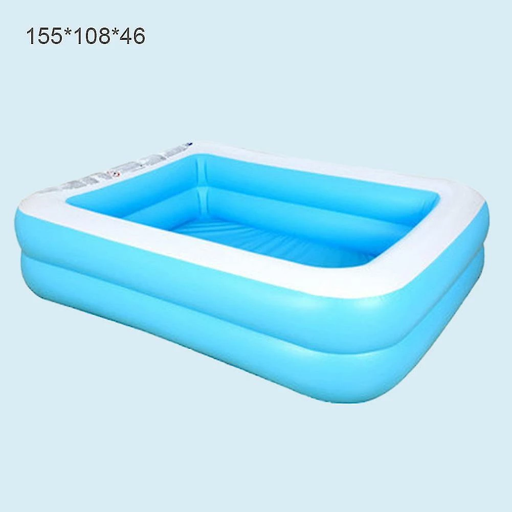 Nw 1776 Baby Kid Inflatable Swimming Pool Paddling Pool Large Size Thickened Square Swimming Pool - Image 3