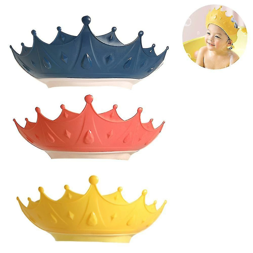 Unbranded 3 Pcs Baby Shower Cap Waterproof Shampoo Hat Compatible With Children Toddler Girls Boys P,11 - Image 2