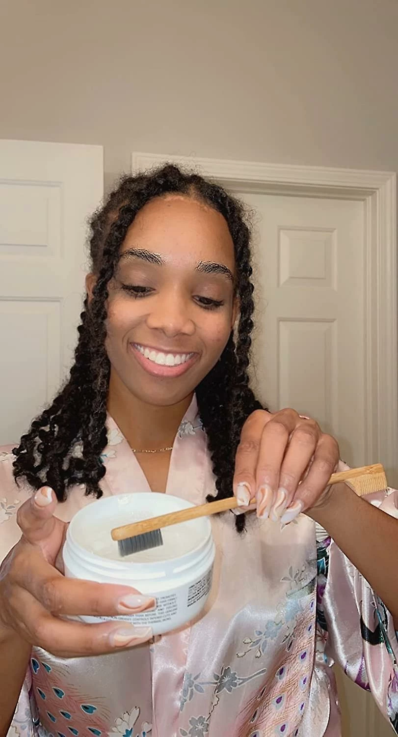 LetsGO Sturdy Bamboo Handle - Styling & Gentle Care Tools - Edge Fixer For Baby Hairs - Compact Curling Accessories For Curly Hair - Image 4