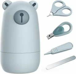 LetsGO Baby Nail Clippers Set With Cute Case, Infant Fingernail And Toenail File Kit For Newborn Manicure And Pedicure, New Mom Grooming Gift