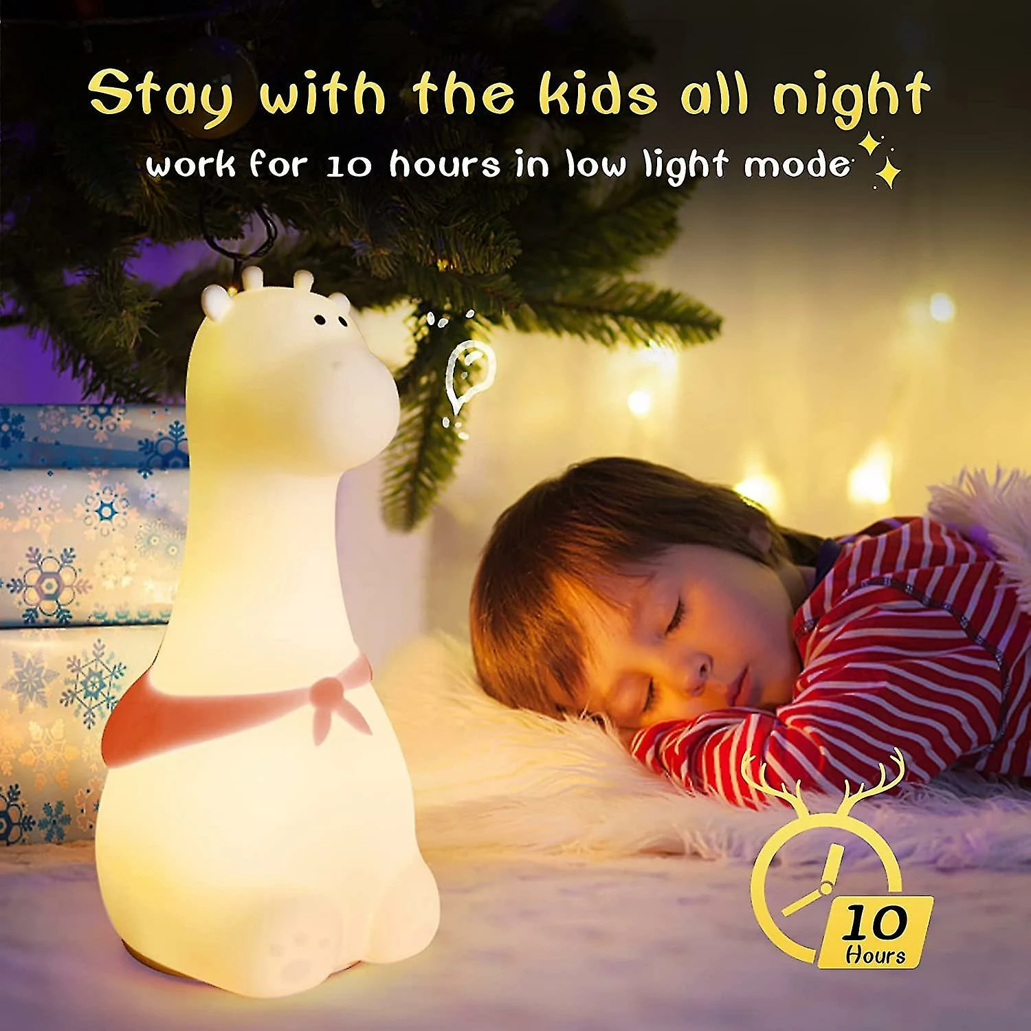 Unbranded Baby Night Light, Rechargeable Baby Night Light, Led Baby Night Light Portable Girl Adult Boy, Silicone Touch Night Light Portable Gift Baby Girl Lumi - Image 3