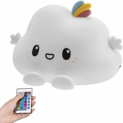 Unbranded Baby Night Light, Remote Control Bedroom Night Light Lamp With 16 Rgb Colors And 4 Light Modes, Usb Rechargeable Baby Night Light & Cute Baby Gift(rem