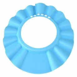 Unbranded 2pcs Safe Shampoo Shower Bathing Protection Bath Cap Soft Adjustable Visor Hat For Toddler, Baby, Kids, Children