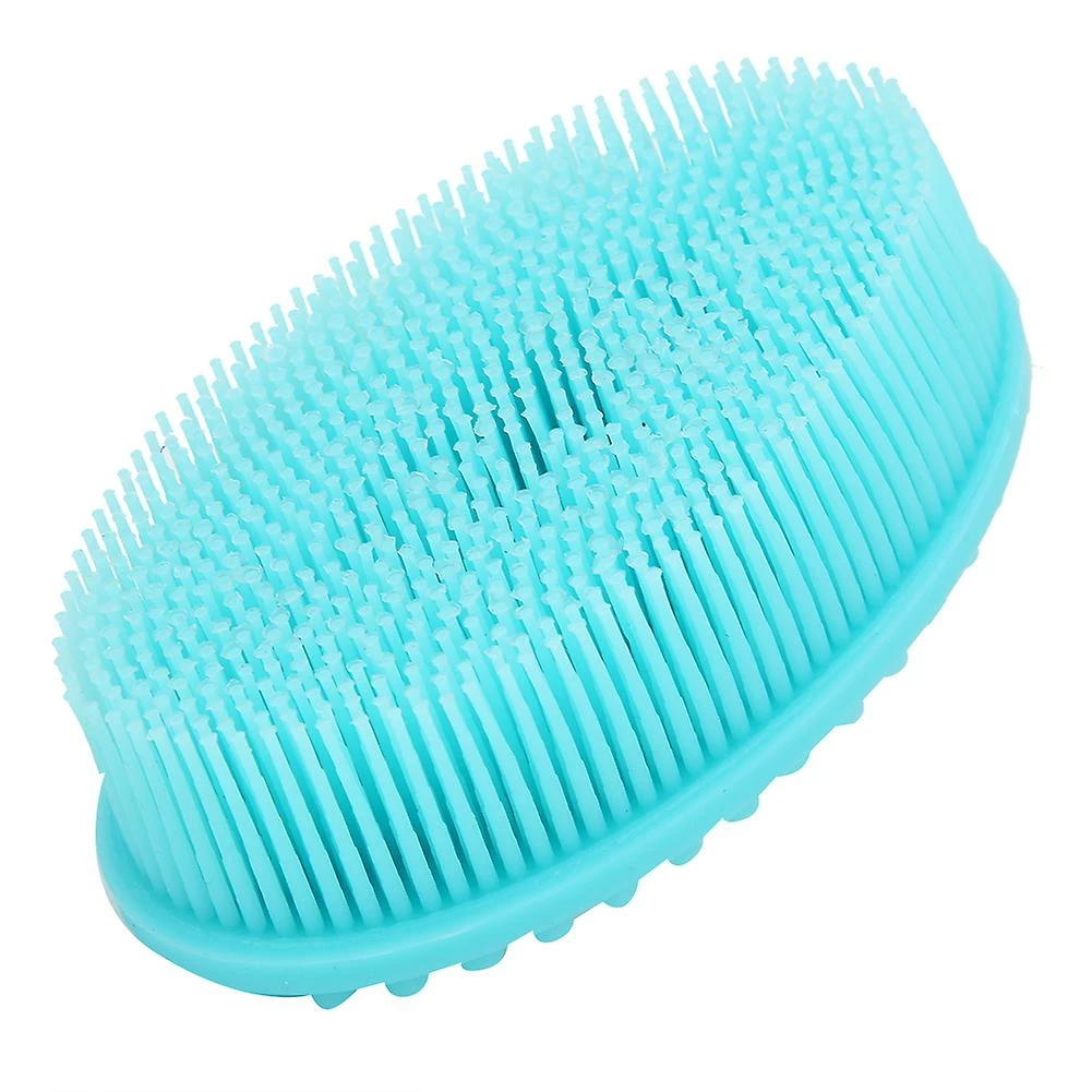 Gegong Silicone Soft Baby Bath Brush Infant Scalp Body Massage Skin Cleaning Shower Brushblue - Image 3