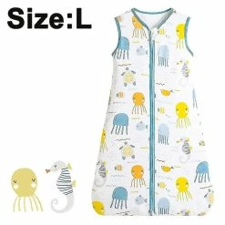 Redmiter Baby Sleeping Sack, Wearable Blanket, Summer(0-48 Months), L