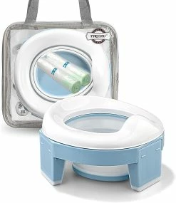 Unbranded Foldable Toilet Seat Children 3-in-1 Toilet Reducers Trainer Potty Toilet For Baby Chair With Splash Plate High Quality Travel Home Seat Covers For Bo